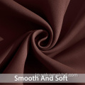 新しいデザインのチョコレートブラウンブラックアウトカーテン